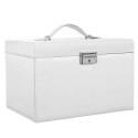 Organizer na biżuterię, kosmetyki ERGO hakano - WATCHBOX/WHITE/BEIGE/26X17X18CM