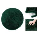 Dywan okrągły KARVAG kolor butelkowa zieleń nowoczesny styl nowoczesny r200 AmeliaHome - RUG/AH/KARVAG/NONSLIP/GREEN/R200