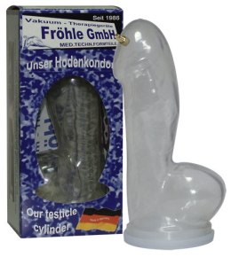 TESTICLE CONDOM CRYSTAL CLEAR 13-1762