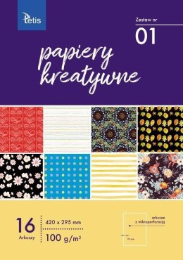 Papiery kreatywne A3 16 kartek nr 01 KB031-01