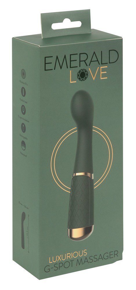 Luxurious G-Spot Vibe Emerald Love 14-2481
