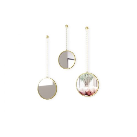 Lustro DIMA umbra - MIRROR/DIMA/ROUND/BRASS