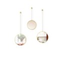 Lustro DIMA umbra - MIRROR/DIMA/ROUND/BRASS