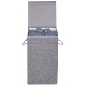 Kosz na pranie ERGO hakano - LAUNDRYHAMPER/GREY/36X36X66CM