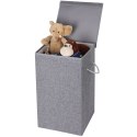 Kosz na pranie ERGO hakano - LAUNDRYHAMPER/GREY/36X36X66CM