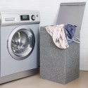 Kosz na pranie ERGO hakano - LAUNDRYHAMPER/GREY/36X36X66CM