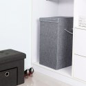 Kosz na pranie ERGO hakano - LAUNDRYHAMPER/GREY/36X36X66CM