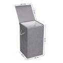 Kosz na pranie ERGO hakano - LAUNDRYHAMPER/GREY/36X36X66CM