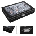 Organizer na biżuterię, kosmetyki ERGO hakano - WATCHBOX/GREY/BLACK/24SLOTS