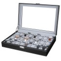 Organizer na biżuterię, kosmetyki ERGO hakano - WATCHBOX/GREY/BLACK/24SLOTS