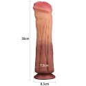 DILDO 12'' DUAL LAYERED PLATINUM SILICONE COCK 24-0145