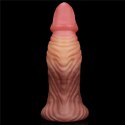 KOREK ANALNY 7.0'' DUAL LAYERED PLATINUM SILICONE PLUG 24-0135