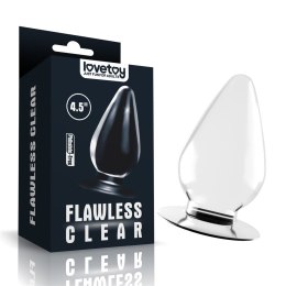 KOREK ANALNY FLAWLESS CLEAR ANAL PLUG 4.5'' 24-0131