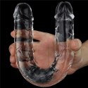 PODWÓJNE DILDO FLAWLESS CLEAR DOUBLE DILDO 12'' 24-0132