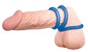 PIERŚCIEŃ LUST 3 COCK RINGS BLUE 13-0756