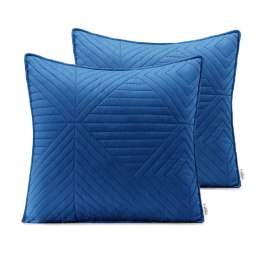 Poszewka dekoracyjna SOFTA 45x45 ameliahome - CUS/AH/SOFTA/DARKBLUE+BLUESKY/45X45*2