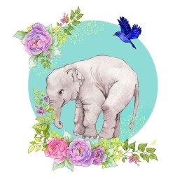 Karnet Swarovski kwadrat CL2004 Słoń