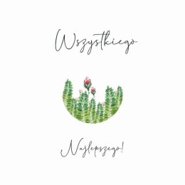 Karnet Swarovski kwadrat CL4011_PO Najlepszego