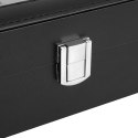 Organizer na biżuterię, kosmetyki ERGO hakano - WATCHSTORAGEBOX/BLACK/10SLOTS