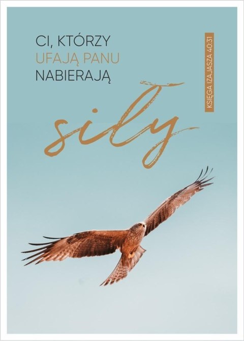 Karnet - Ci, którzy ufają Panu (orzeł)