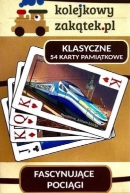 Fascynujące pociągi pełna talia kart