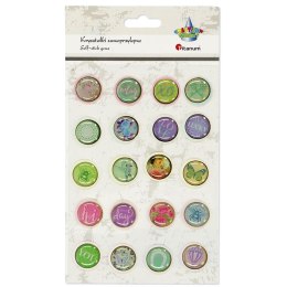 Dekoracje samoprzylepne 3D zalane akrylem 20szt